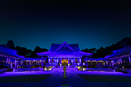 018_法多山尊永寺_ライトアップ